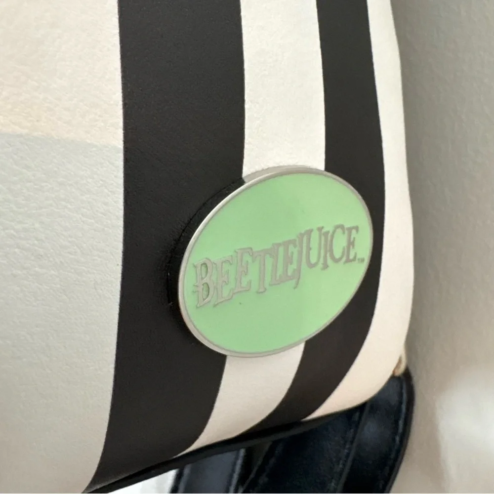 Her Universe Beetlejuice Sandworm Mini Backpack Animated Faux Leather